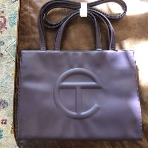 Telfar Medium Shopping Bag in Eggplant